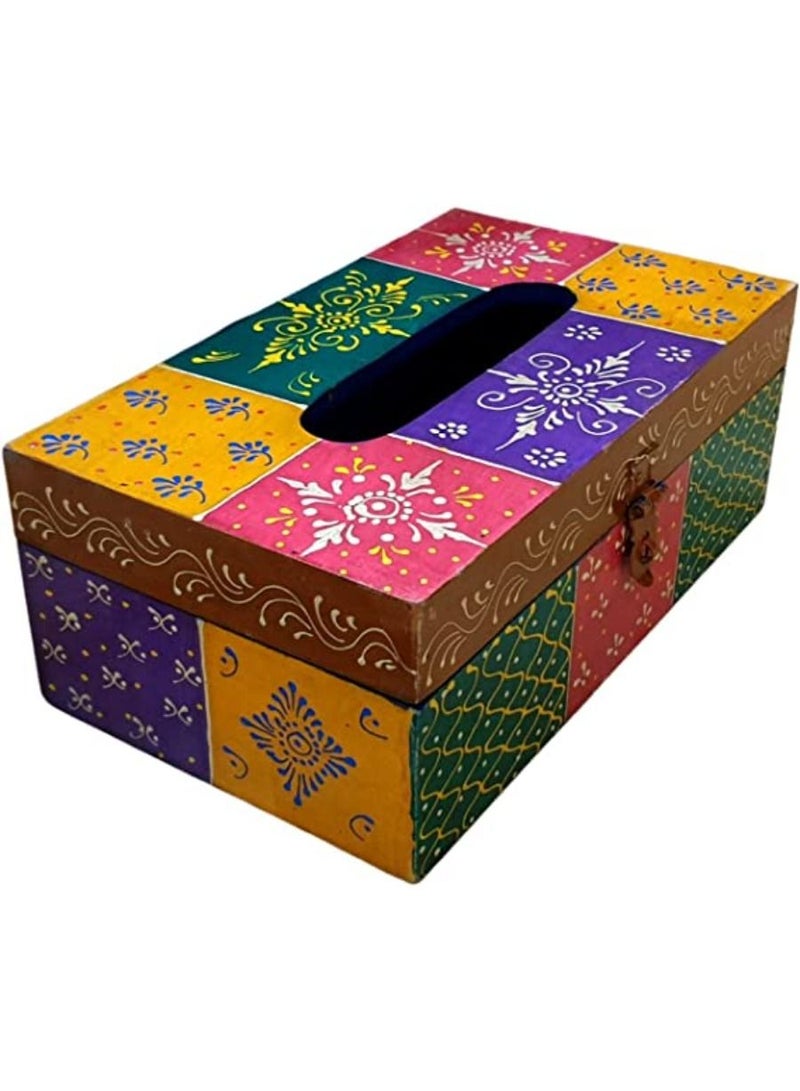 Tissue Paper Box Unique Appearance Waterproof Design Wear Resistant Ideal Gift Tissue Box Holder for Restaurant for Home for Office