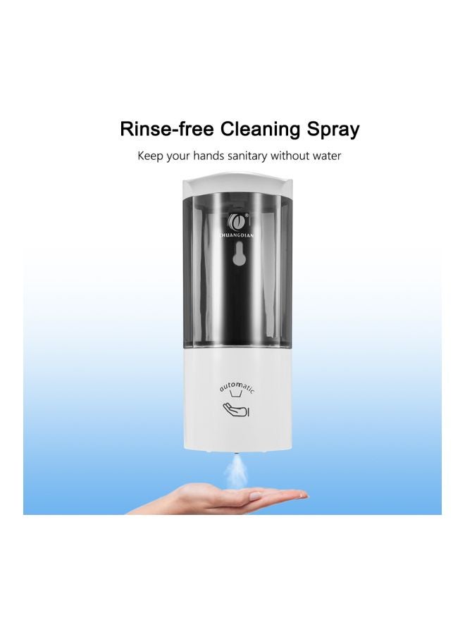 Wall-mounted Automatic Soap Dispenser White/Black 22x10.1x10.1cm