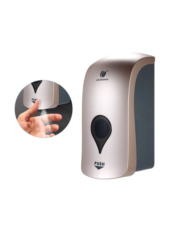 Automatic Spray Type Soap Dispenser With Infrared Sensor Champagne Gold 25x11.5x12centimeter