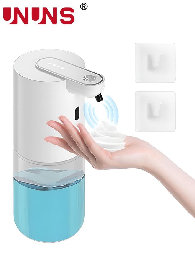 Automatic Soap Dispenser,Wall Mount Foaming Hand Free Soap Dispenser,4 Gear Foaming Adjustable,400ML Touchless Soap Dispenser For Bathroom,Kitchen