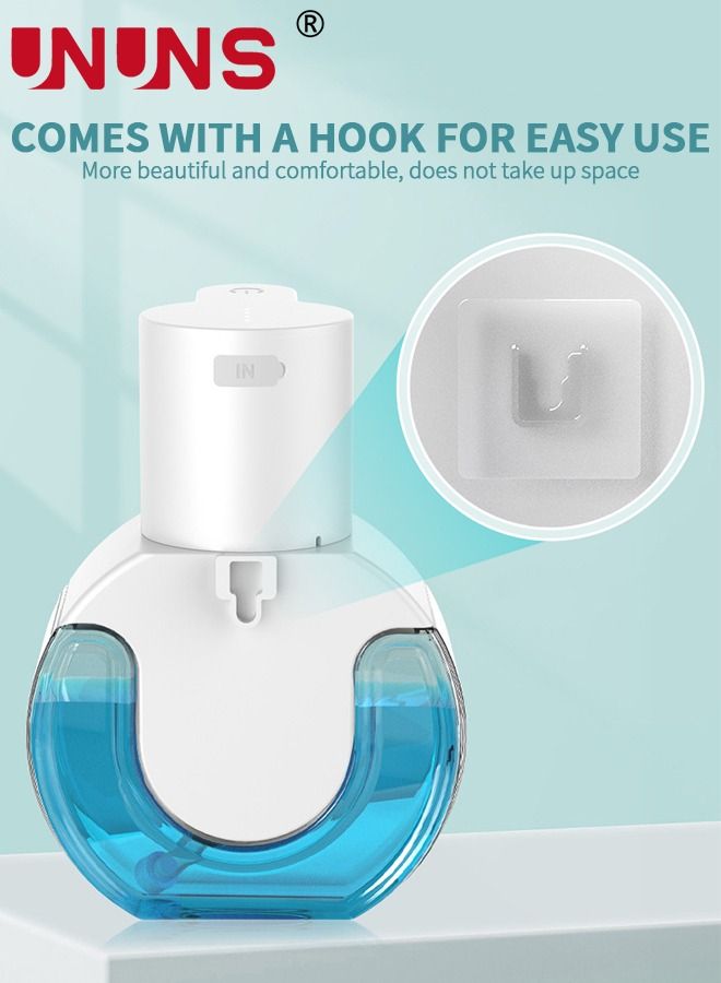 Automatic Foaming Soap Dispenser,4 Level Adjustable Rechargeable Smart Sensor Soap Dispenser For Bathroom And Kitchen White