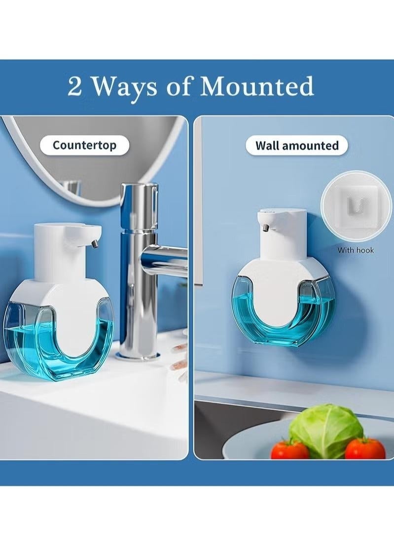 Automatic Liquid Soap Dispenser 420ml Touchless Hand Soap Dispenser Waterproof Wall Amounted Hand Wash Dispenser For Kitchen Bathroom