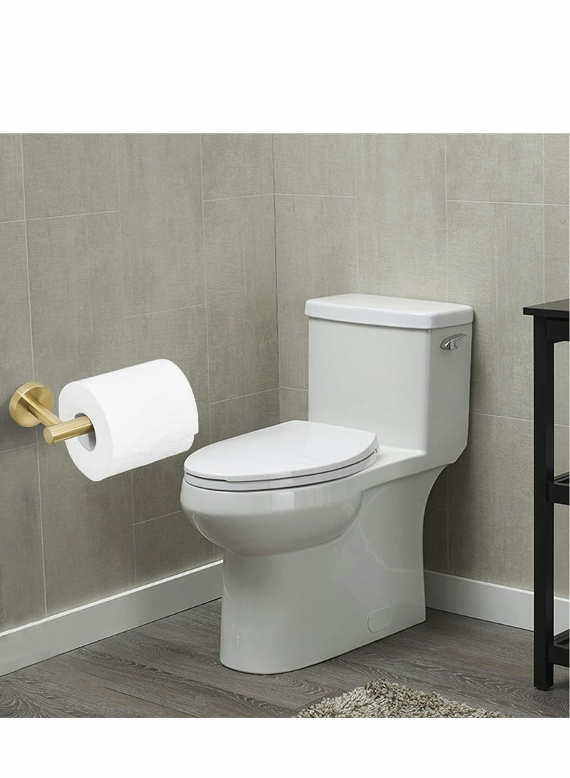 Restroom Fixtures Brushed Gold Toilet Paper Holder, Bathroom, Wall Mount Durable SUS304 Stainless Steel, Modern Style, Toilet Paper Holder Modern Style, for Hotel Kitchen