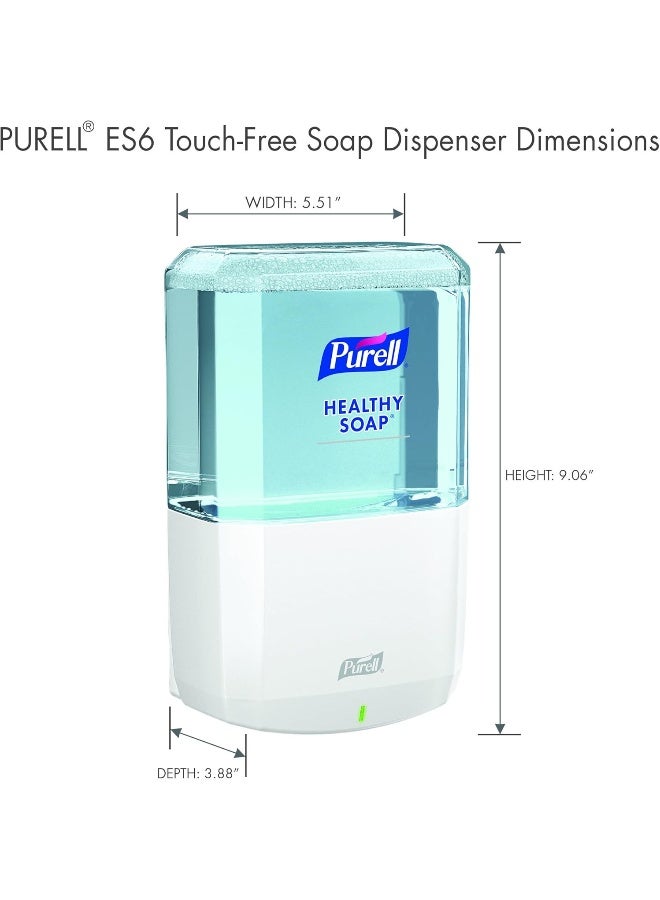 Healthy Soap Es6 Dispenser, White - Dispenser For Es6 1200Ml Refills