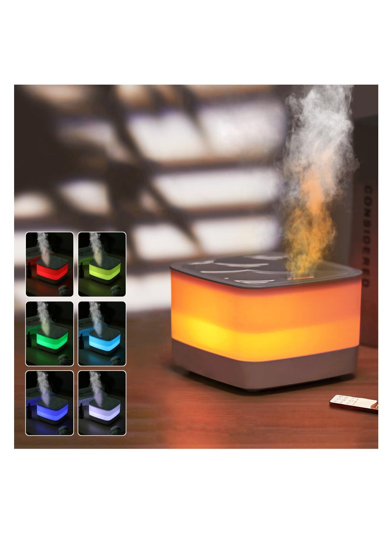 Humidifier for Bedroom, Quiet Sleep Mode, 7 Color Ambient Night Light, Timer and Auto Off, Suitable for Home, Large Room, Baby, and Plant (White)