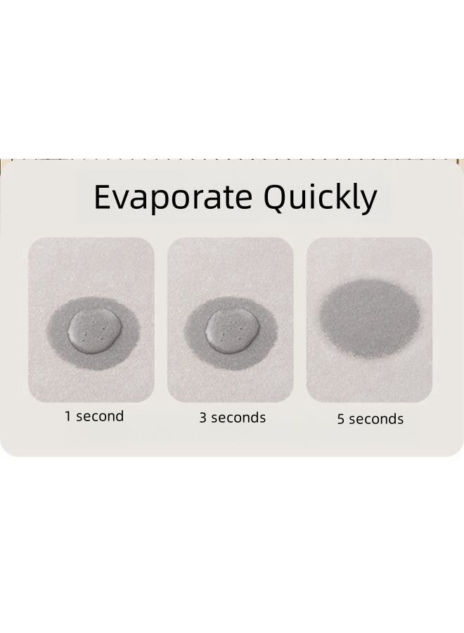 Cute Panda Diatom Mud Bathroom Mat, Quick-drying Non-slip Bathroom Carpet, Water-absorbing Black Technology for Instant Drying, Interesting Bathroom Decoration (45*70cm)