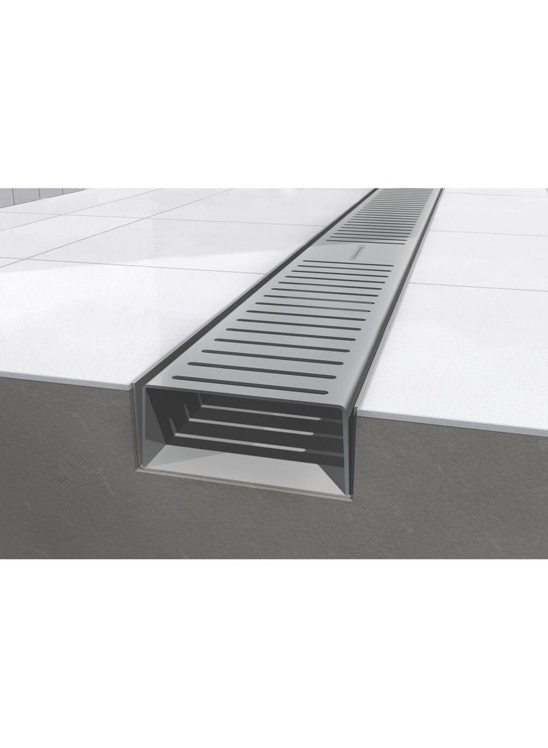 Tramontina stainless steel slim grating 80 x 7 cm