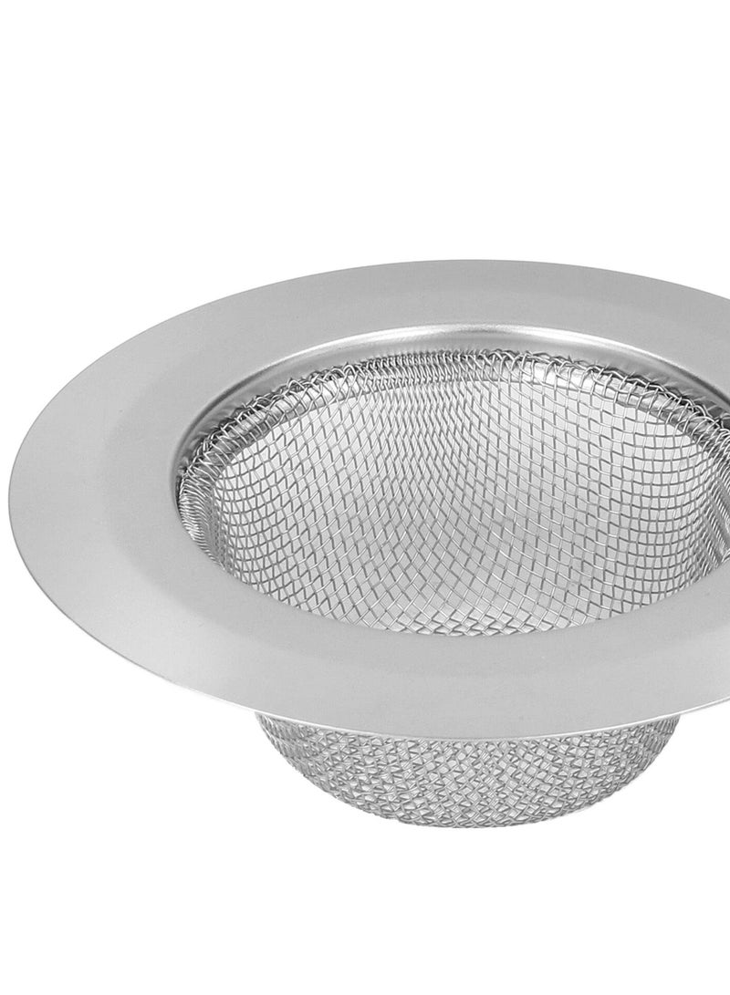 Kitchen Sink Strainer, 2pcs Stainless Steel Sink Drain Strainer Sink Filter, for Kitchen Sinks Bathroom, Bathtub, Shower Drains, Disposal Waste