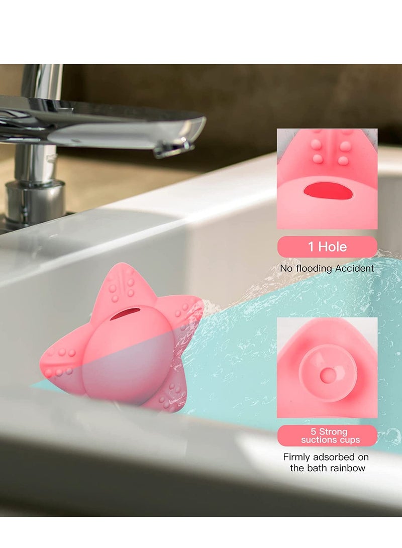 Bath Tub Overflow Drain Cover, Silicone Tub Overflow Drain Cover, Overflow Bath Drain Cover with Top Plug,  Suction Cup Sealed Overflow Drain Cover Bathroom Tub - Bathtub Overflow Drain Cover