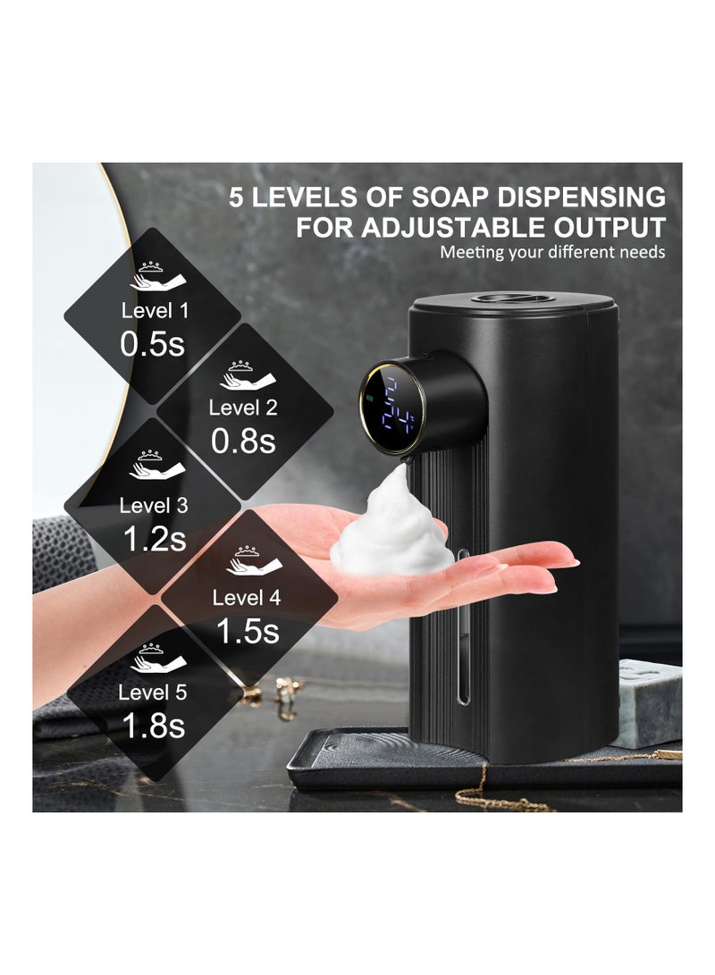 Automatic Soap Dispenser, Rechargeable Soap Dispenser Touchless Soap Dispenser Smart Electric Auto Dish Soap Dispenser for Bathroom, Kitchen, Detergent Shower Sensor Dispenser Soap Dispenser