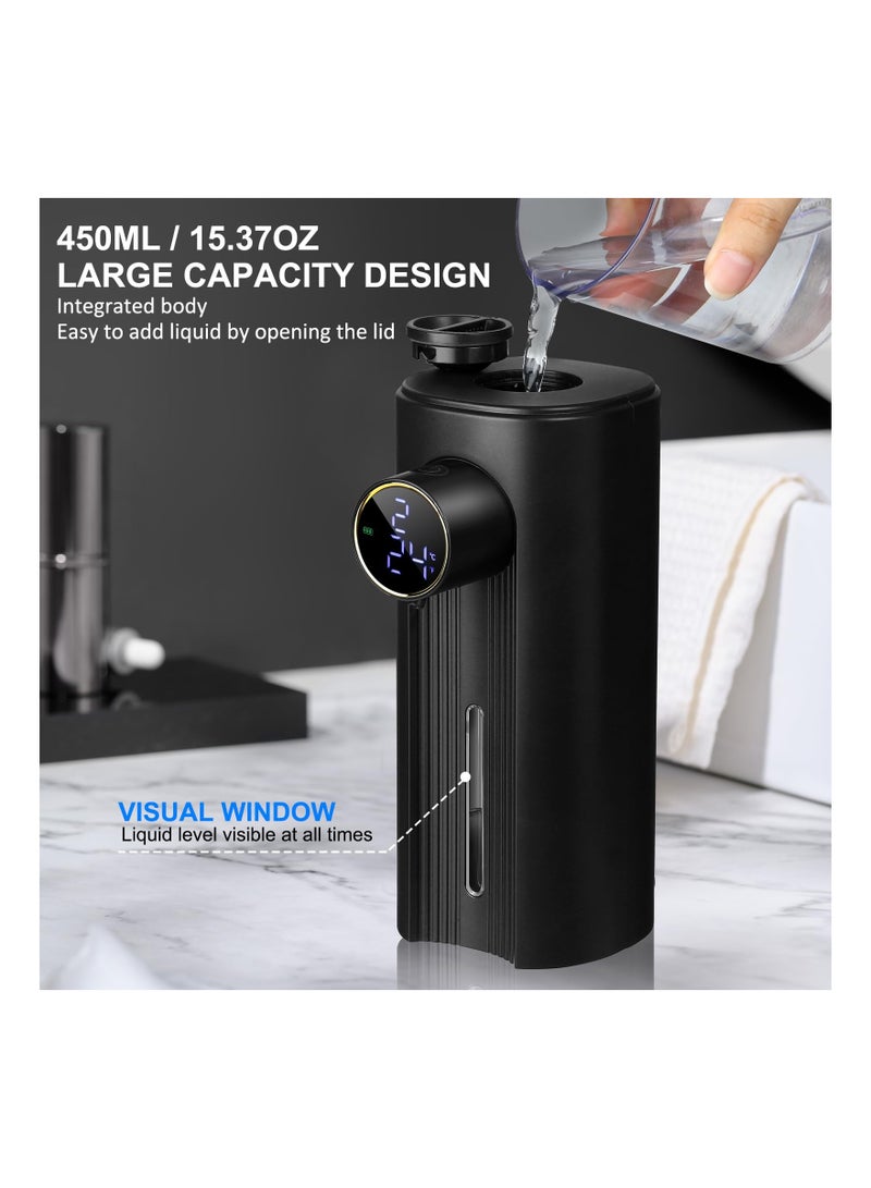 Automatic Soap Dispenser, Rechargeable Soap Dispenser Touchless Soap Dispenser Smart Electric Auto Dish Soap Dispenser for Bathroom, Kitchen, Detergent Shower Sensor Dispenser Soap Dispenser