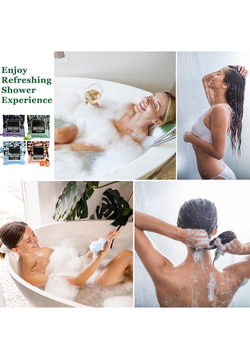 Swear Shower Steamers Set Aromatherapy SPA Kit with Eucalyptus, Rosemary Mint Shower Bombs for Men and Women Self Care and Relaxation Birthday Gifts for Women and Mom Eucalyptus Rosemary