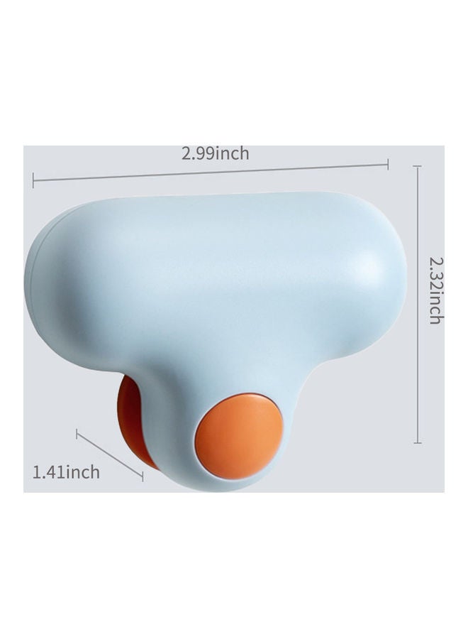 Mini Mirror Squeegee Scrubber Blue 7.60x3.60x6.90cm