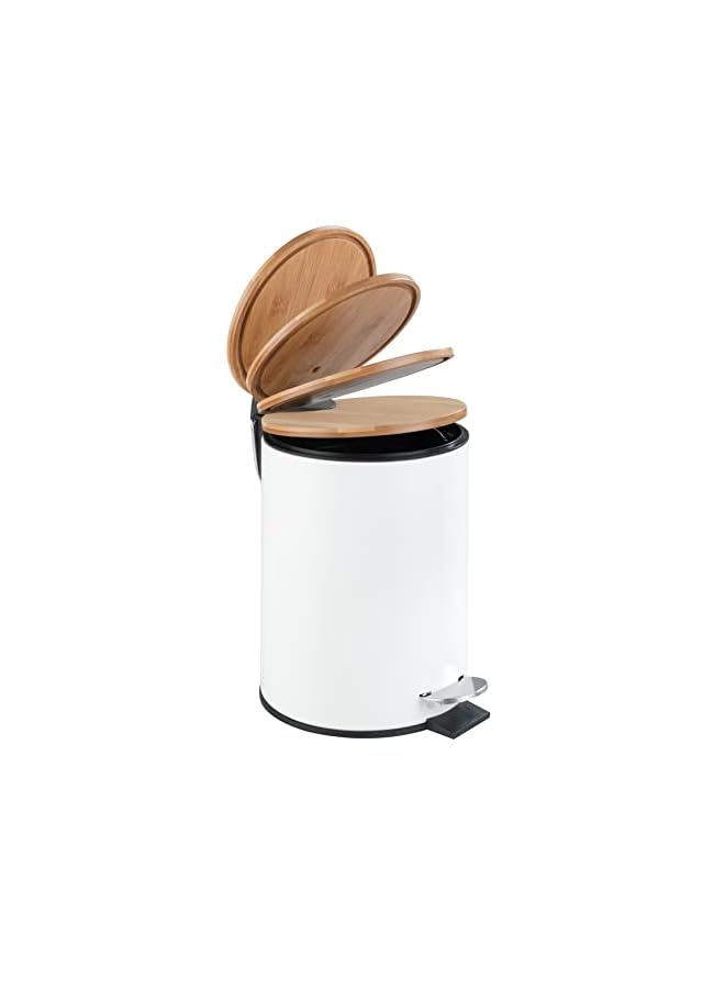 Pedal Bin Tortona 3L EasyCl., White Matt