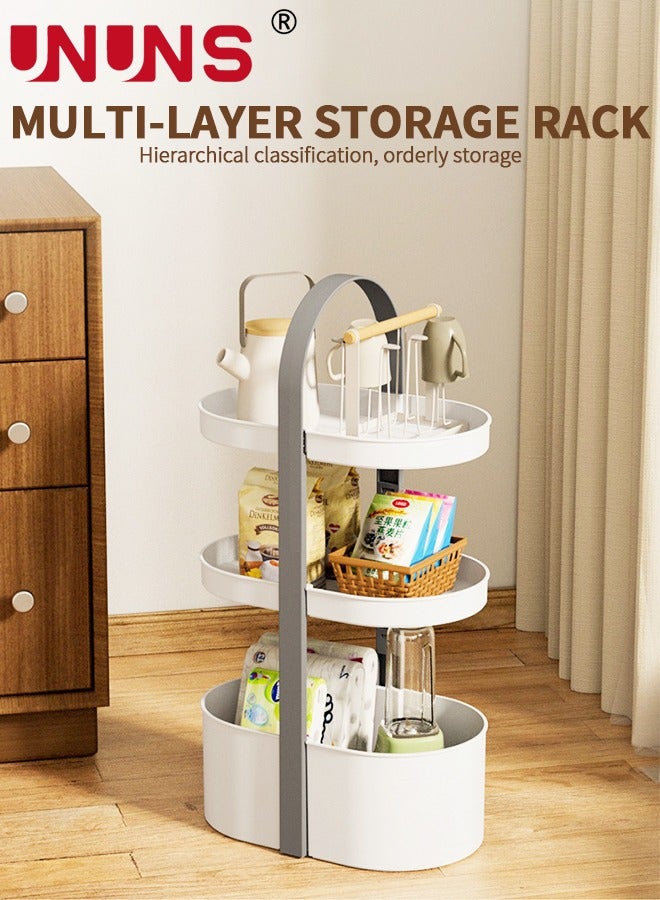 3-Tier Bathroom Organizer,Portable Cosmetic Storage Cabinet,Bathroom Counter Organizer,Great For Bathroom Countertop Bedroom Dresser