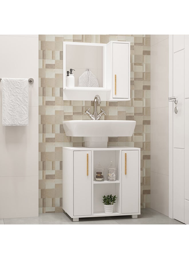 Bianca Londrina 1-Door Bathroom Cabinet 15.5 x 53.5 x 60 cm