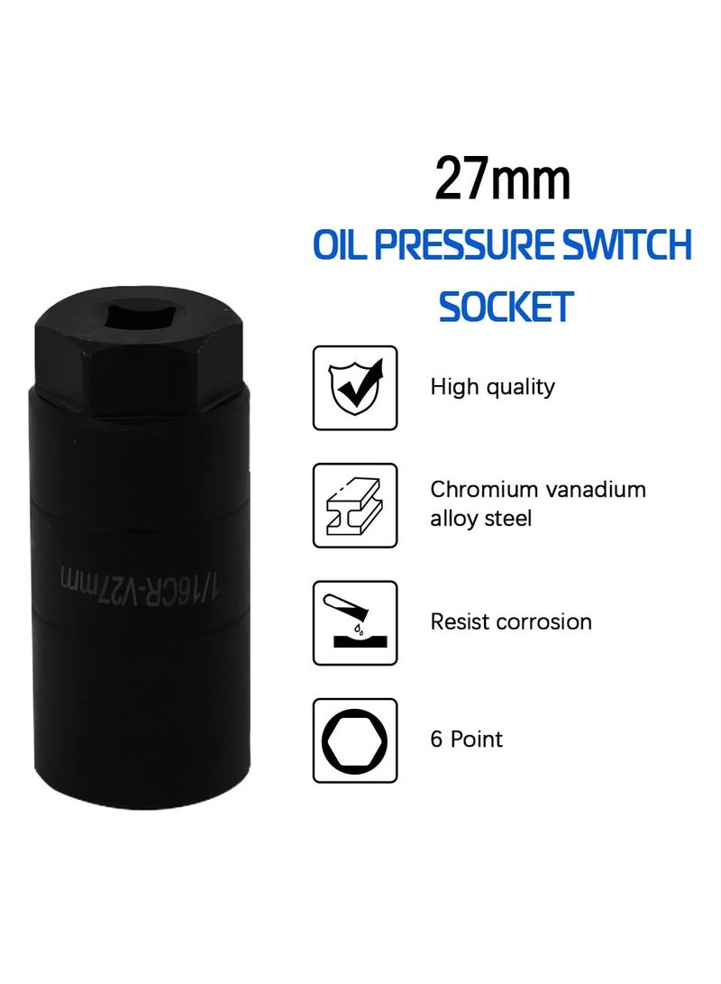 Oil Pressure Switch Socket, 3/8