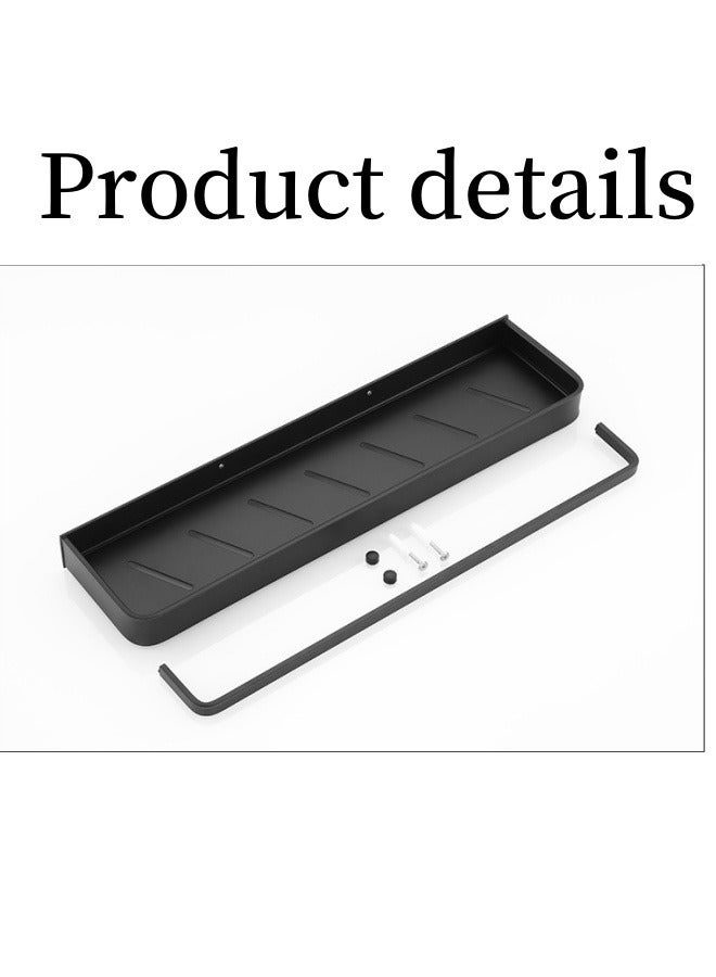 2-Tier Bathroom Wall Shelf for Bathroom Floating Shelf with Towel Holder 40cm