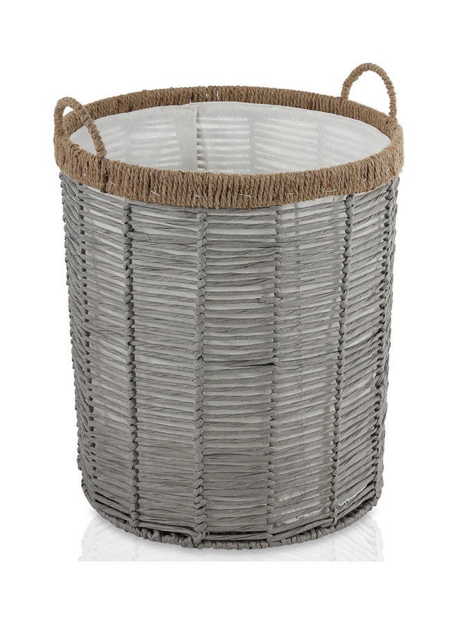 Rope Storage Hamper Grey 43x46cm