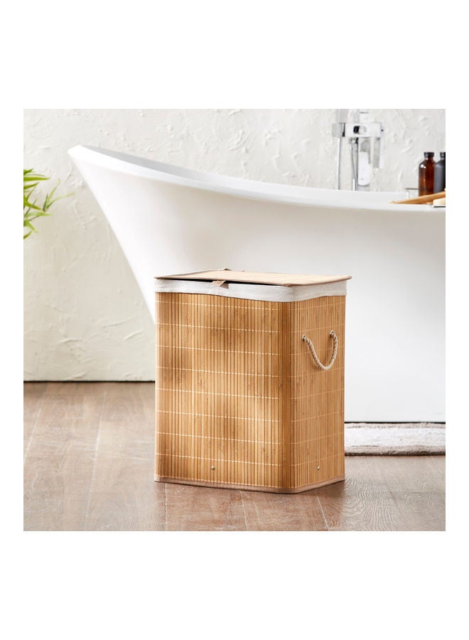 Laundry Hamper Brown 50x40x30cm