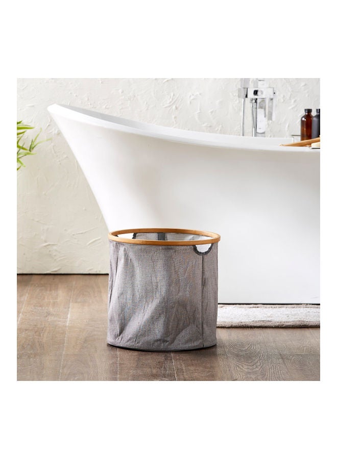 Laundry Hamper Grey 38x38cm