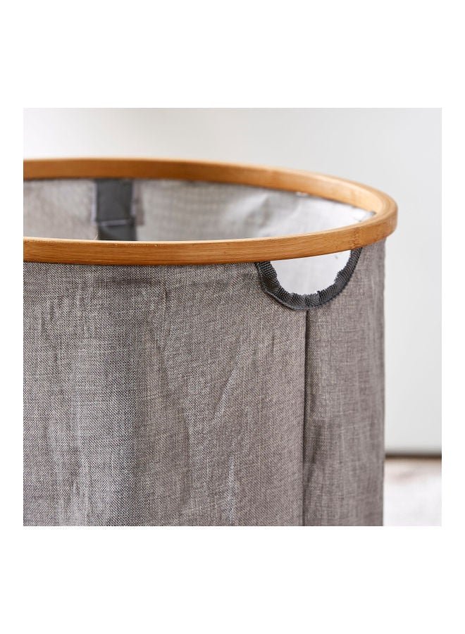 Laundry Hamper Grey 38x38cm