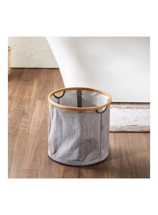 Laundry Hamper Grey 38x38cm