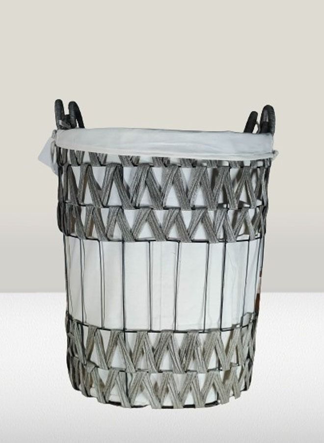 Set of 4 Open Weave Hamper Basket