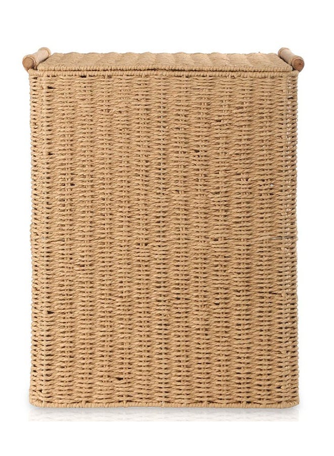 Anwy Hamper With Handles, Beige - 57cm