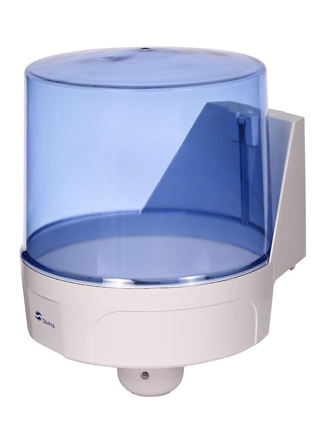 Wall Mount Tissue Roll Dispenser White/Blue