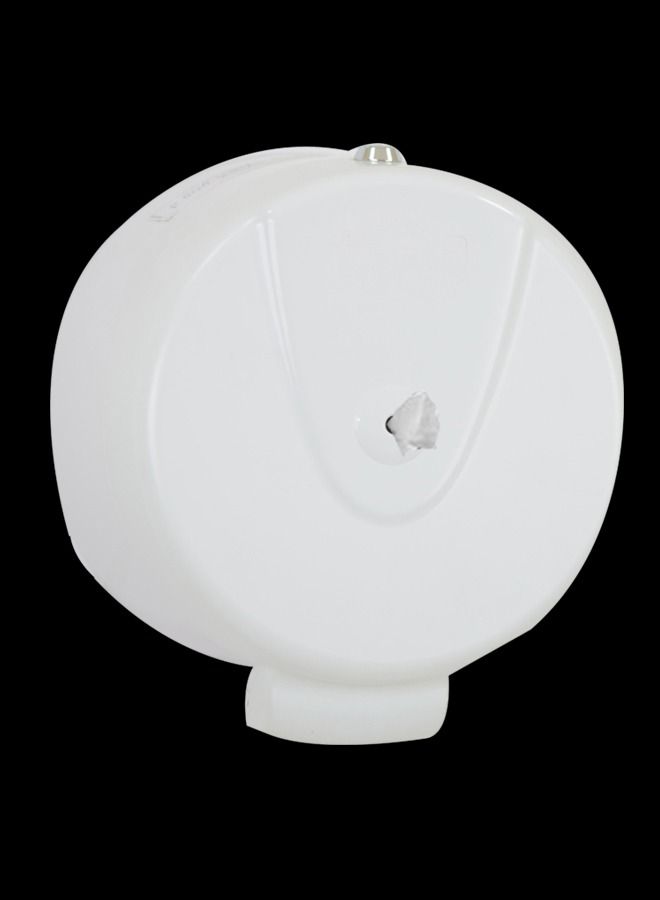 Wall Mount Commercial Mini Centre Pull Jumbo Toilet Tissue Paper Dispenser, Turkey White