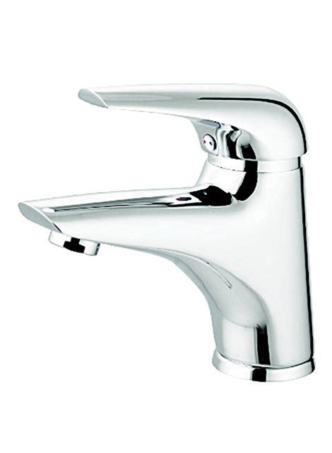 Prince Wash Basin Mixer With Pop Up Waste Silver Standard