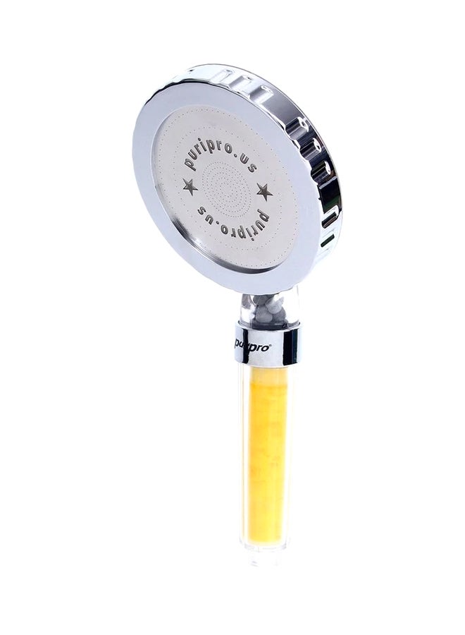 Aroma Therapy Ionic Shower Head With Goodness Of Lemon And Vitamin C - Giant Size Head Multicolour