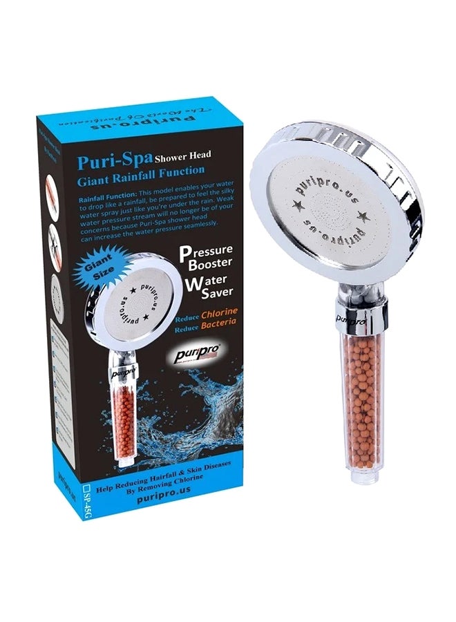 120mm Extra Large Spa Shower Head For Water Saving And Purified And Soft Water Multicolour