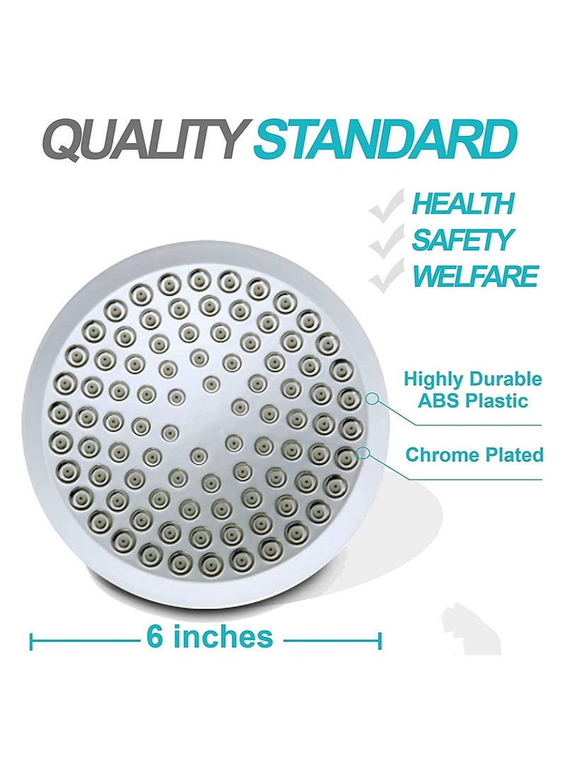 Shower Head, High Pressure Rain, Luxury Modern Chrome Look, Easy Tool Free Installation, The Perfect Adjustable Replacement For Your Bathroom Heads, Unstimulate Experience