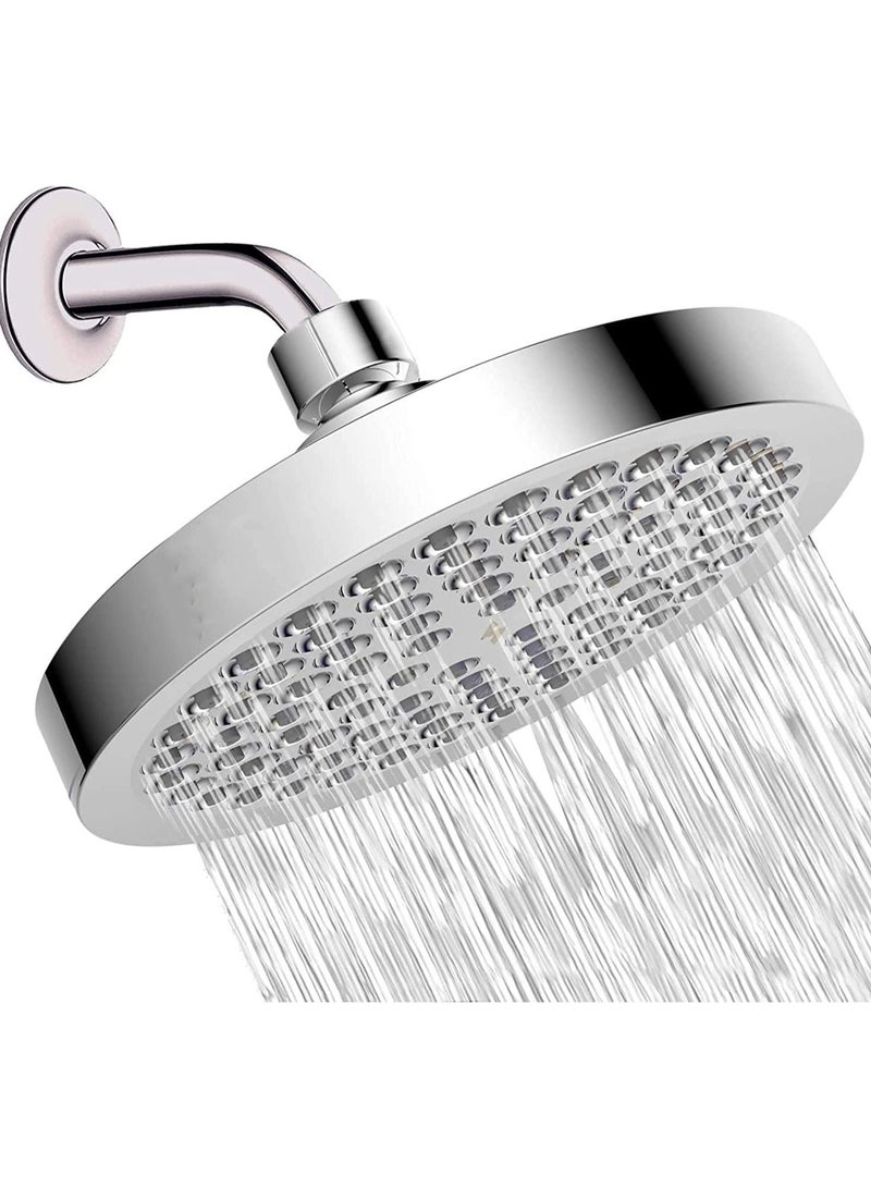 Shower Head, High Pressure Rain, Luxury Modern Chrome Look, Easy Tool Free Installation, The Perfect Adjustable Replacement For Your Bathroom Heads, Unstimulate Experience