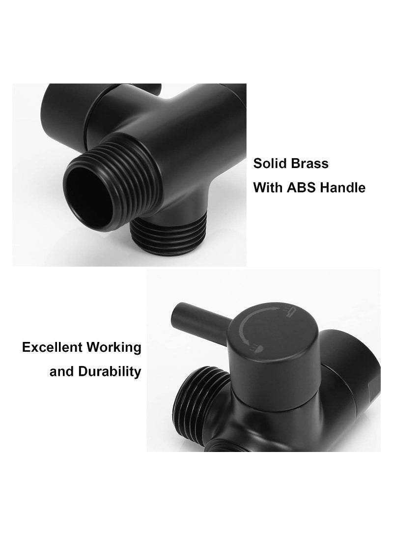 Shower Arm Diverter Valve 3 Way Solid Brass Universal G1/2