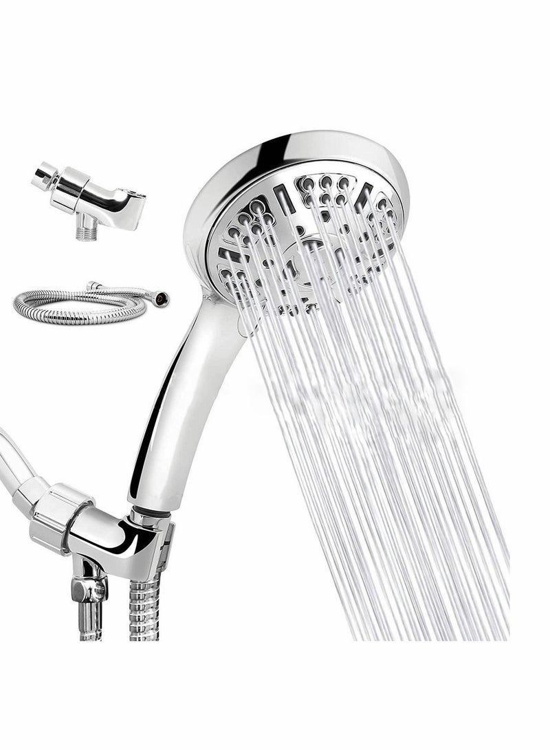 Shower Head High Pressure with Handheld 9 Spray Modes Settings Detachable Stretchable 59