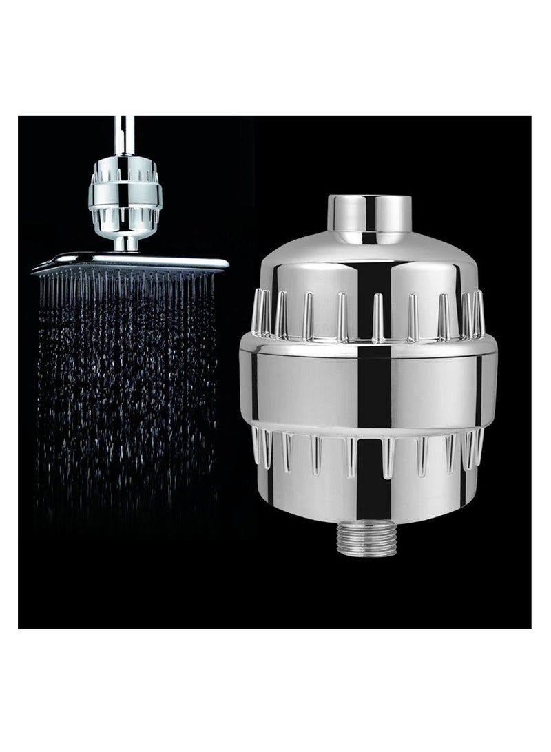 SYOSI, Universal Shower Head Water Filter with Cartridge Replacement for Hard Water, Reduces Dry Itchy Skin, Dandruff