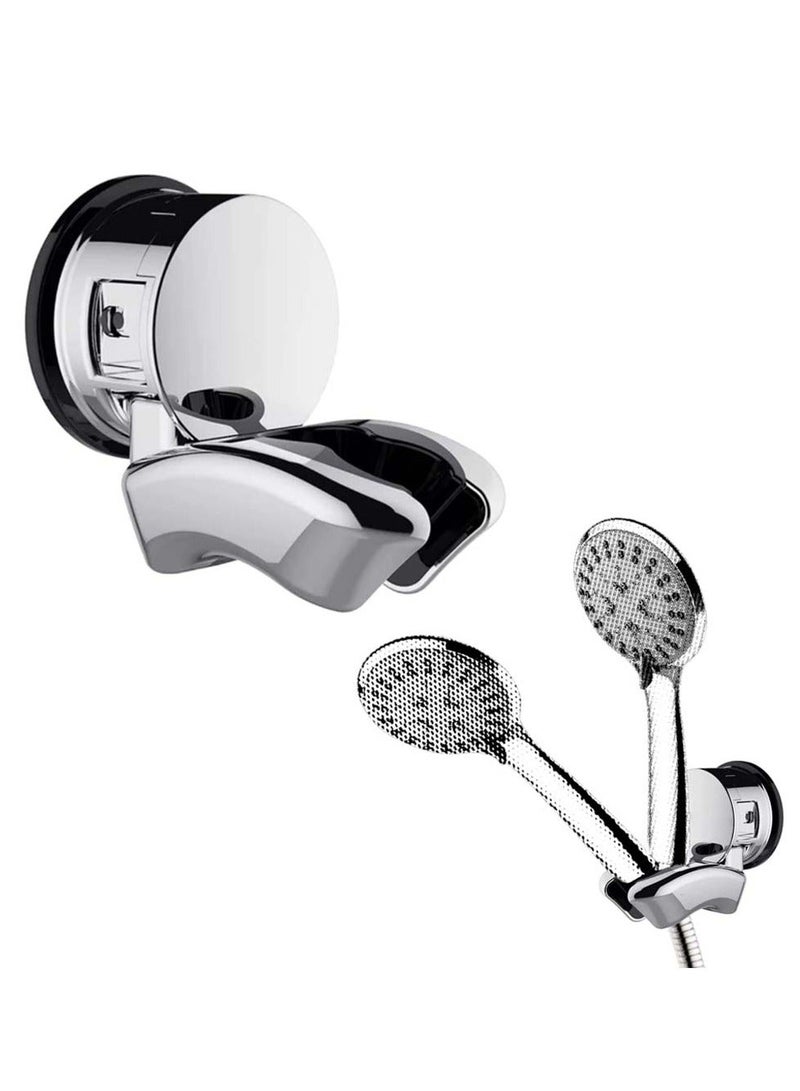 Suction Cup Shower Head Holder Wall Mount, Different Positions Handheld relocatable and Adjustable, for People with Handicap or Short Stature