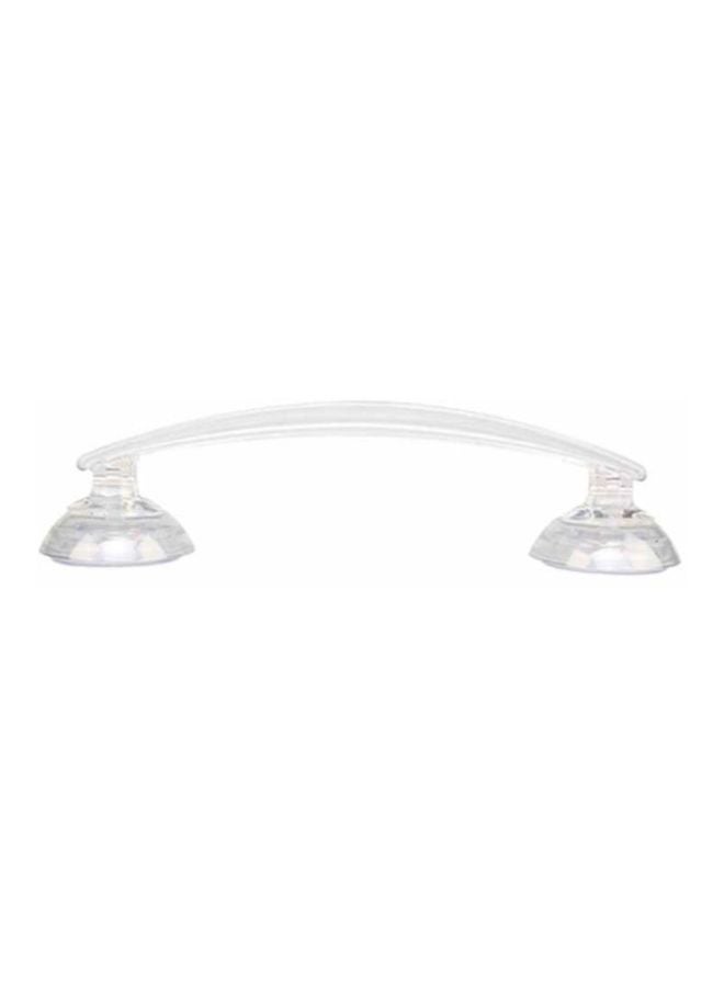 Power Lock Suction Bathroom Towel Bar Clear 6.9 x 16.5 x 26.7cm