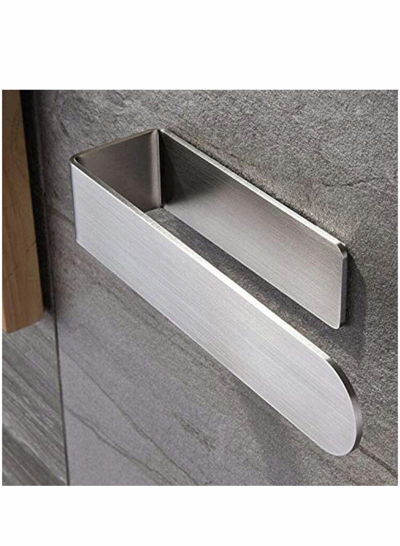 Towel Holder, Self Adhesive Towel Hand Towel Rail, Stainless Steel Hand Towel Holder for Bathroom