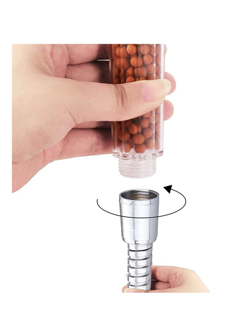 Shower Head LED Shower Head Color Changing Filter Filtration High Pressure Water Saving Spray Handheld Showerheads for Dry Skin  Hair with Temperature Controlled Shower Heads