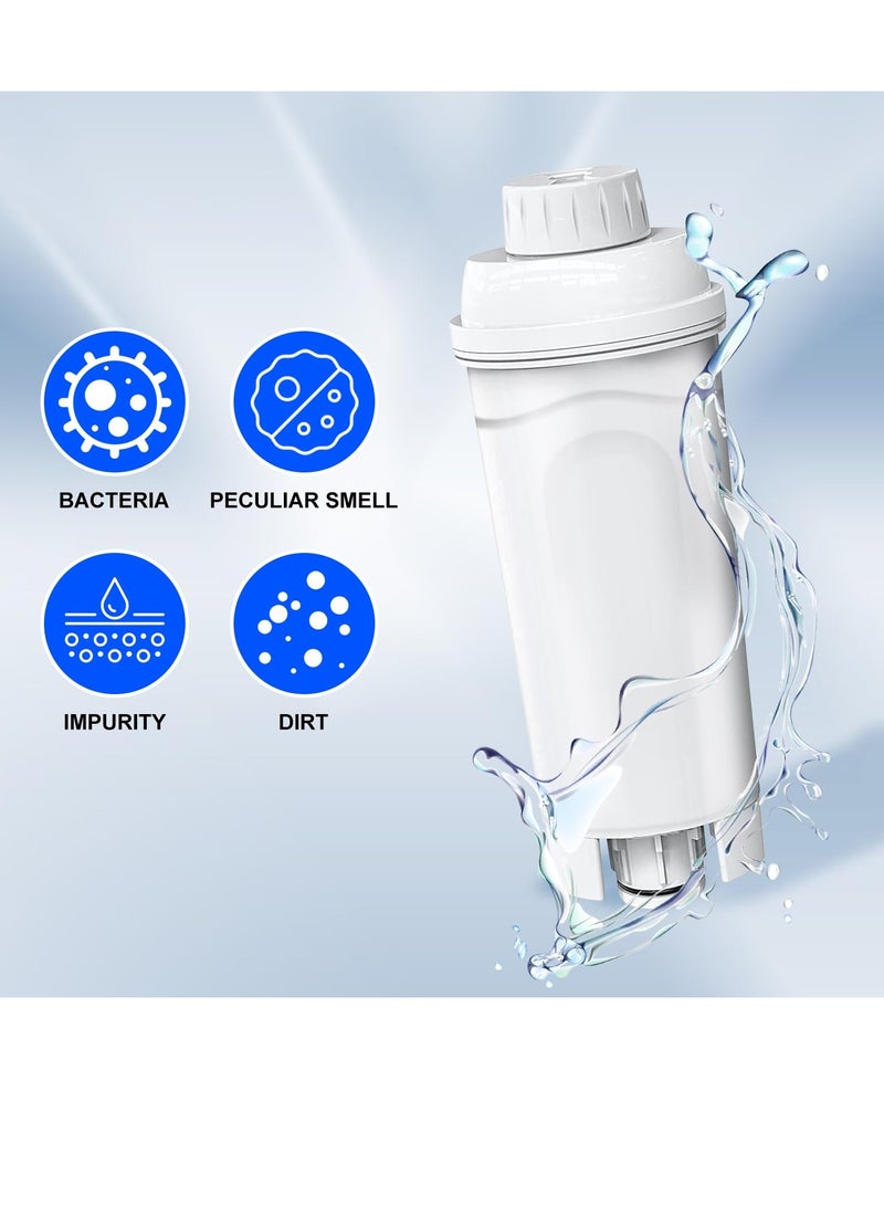 Filter Replacement 2 Pcs Coffee Machine Filter element Compatible with DeLonghi Filter DLSC002 Replacement Water Softener Activated Carbon Softener Compatible with ECAM ESAM ETAM BCO EC