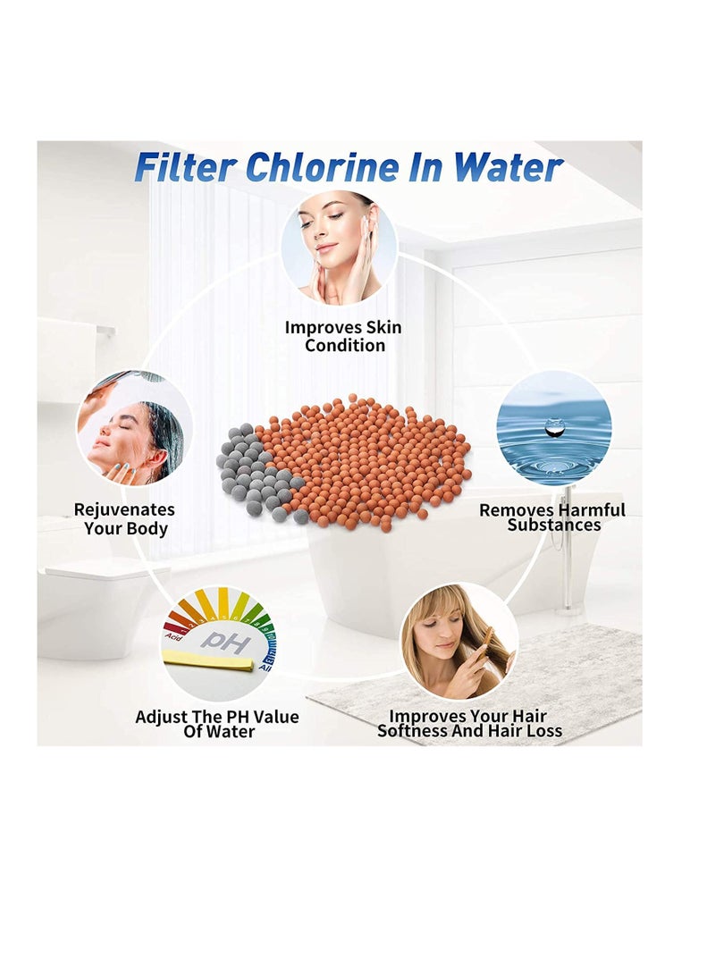 Shower Head LED Shower Head Color Changing Filter Filtration High Pressure Water Saving Spray Handheld Showerheads for Dry Skin  Hair with Temperature Controlled Shower Heads