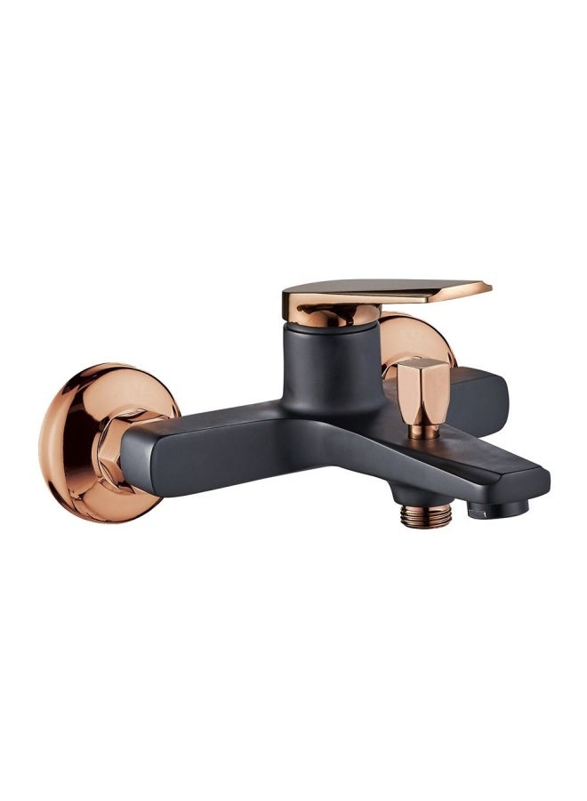 Milano Dulce Bath Shower Mixer Rose Gold + Matt Black With Shower Set - Made In China