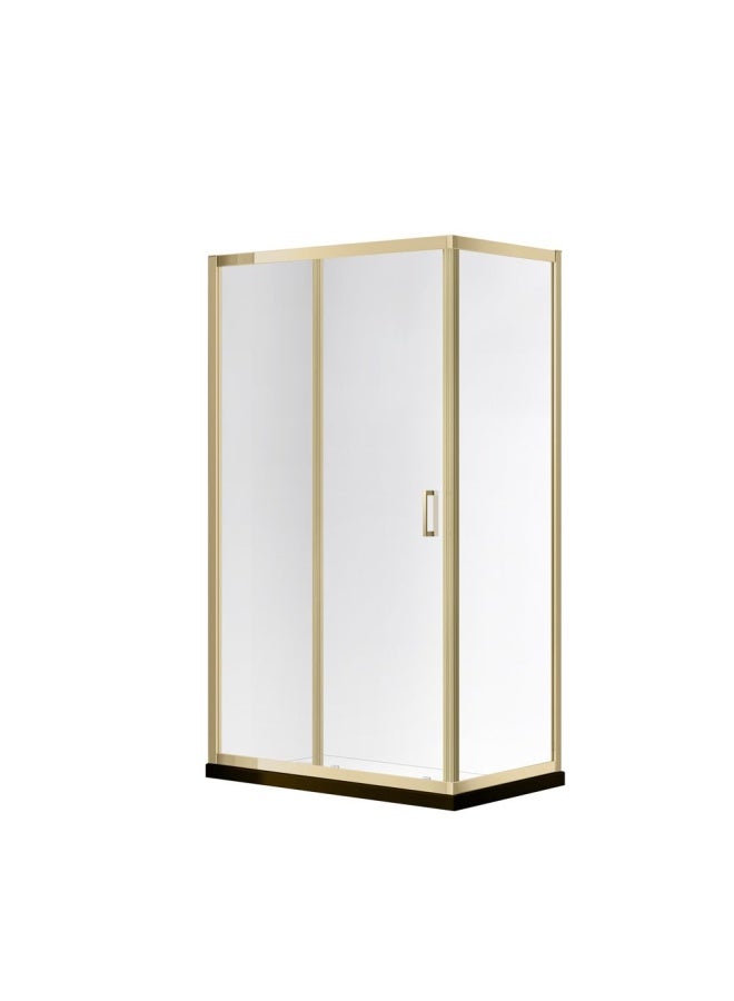 Milano Shower Cubicle 1200*800*1950 Gold (Bb-3G)-Rectangular Made In China