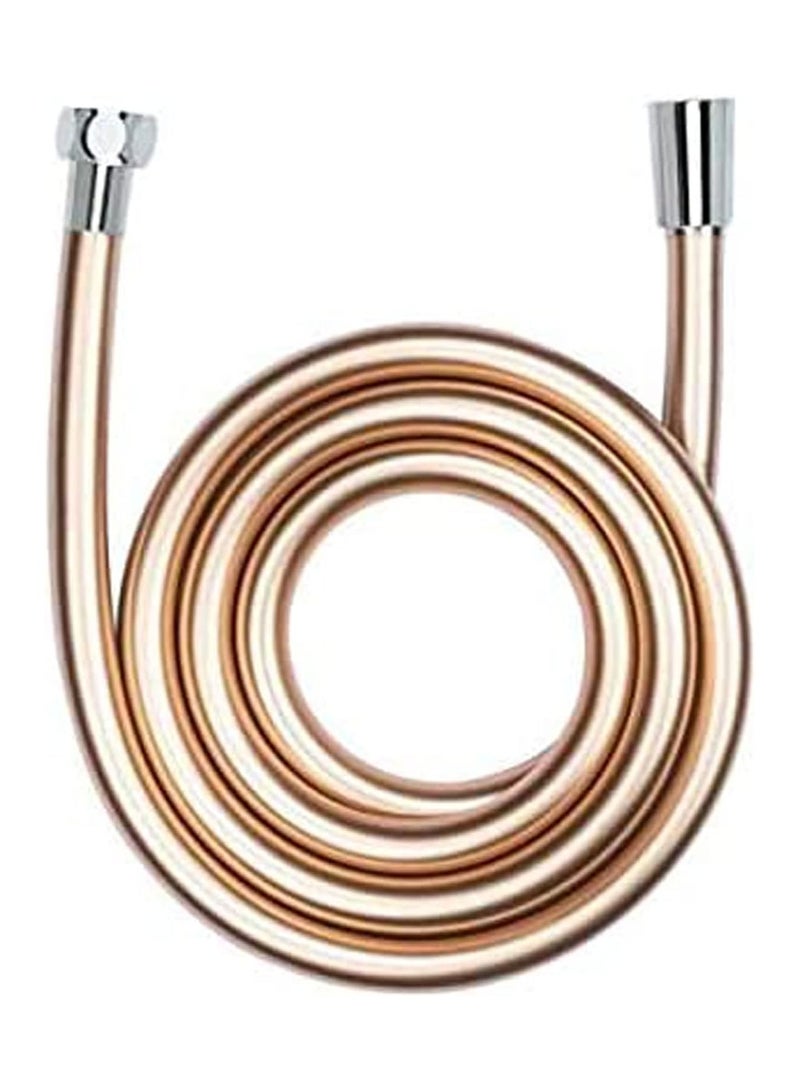 WENKO Designer Shower Hose Rose Gold Shower Hose with Anti-Twist Protection and Drinking Water Approval, Plastic, 175 cm, Rose Gold