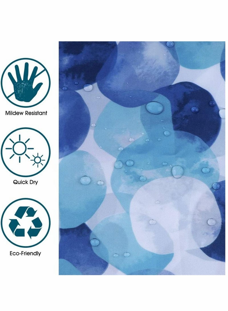 Fabric Shower Curtain Curtains with 12 Plastic Hooks Floral Shower Curtain Bathroom Fabric Fall Curtains Waterproof Colorful Funny with Standard Size Shower Curtain Set (72 x 78 inch)