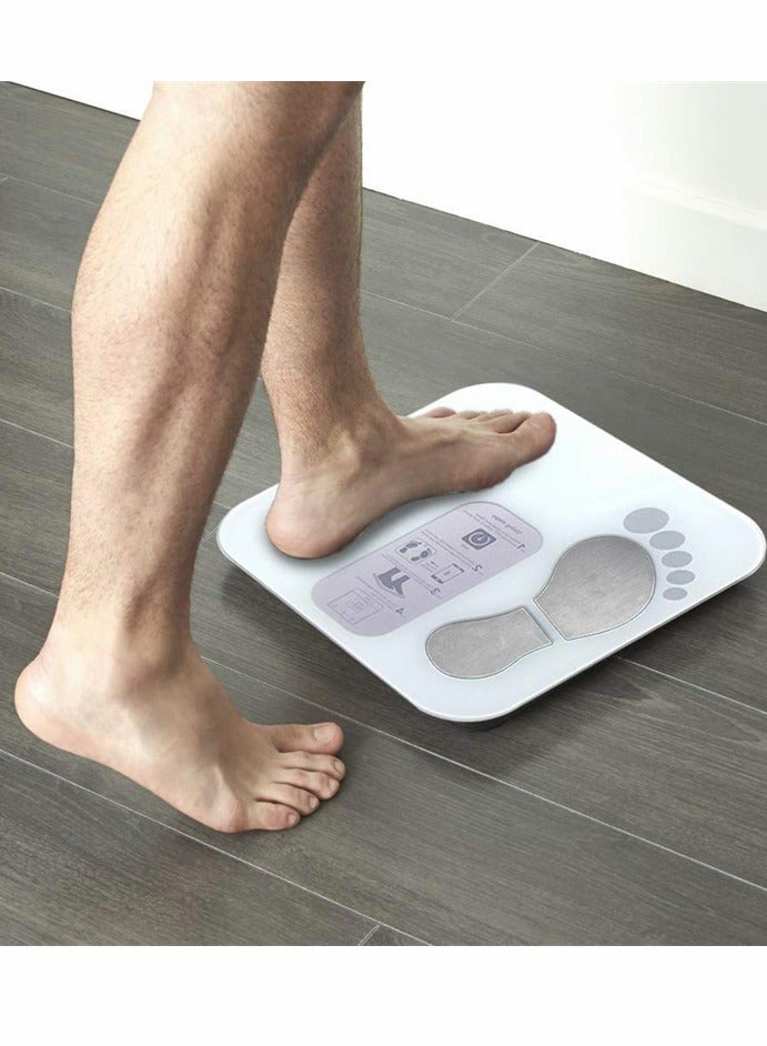 Weight Scale, Smart Electronic Scale Bathroom Scales Bluetooth Body Fat Scales, Digital Measurements Scales Bathroom Accessory Set, smart scale with APP for BMI, Weight, Fat